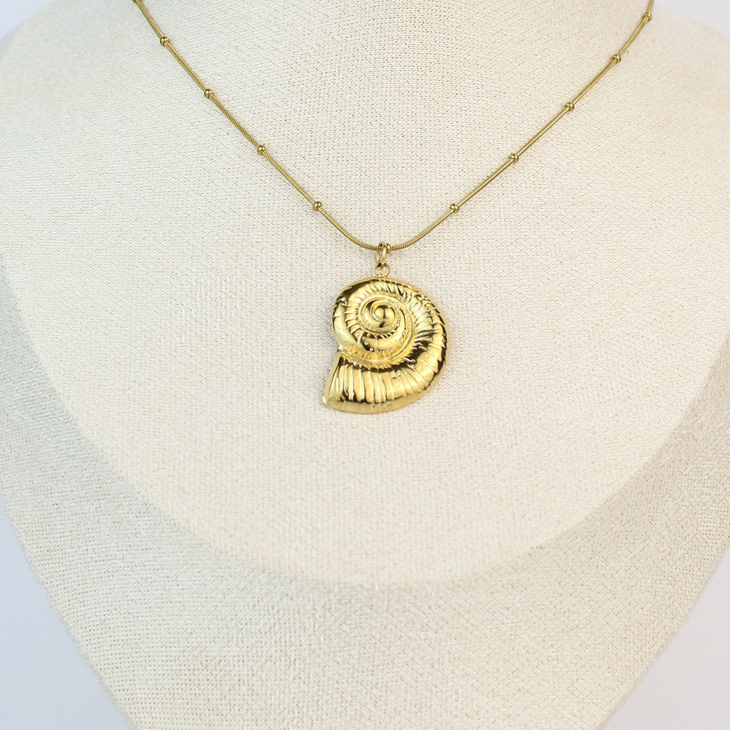 Spiral Shell Necklace