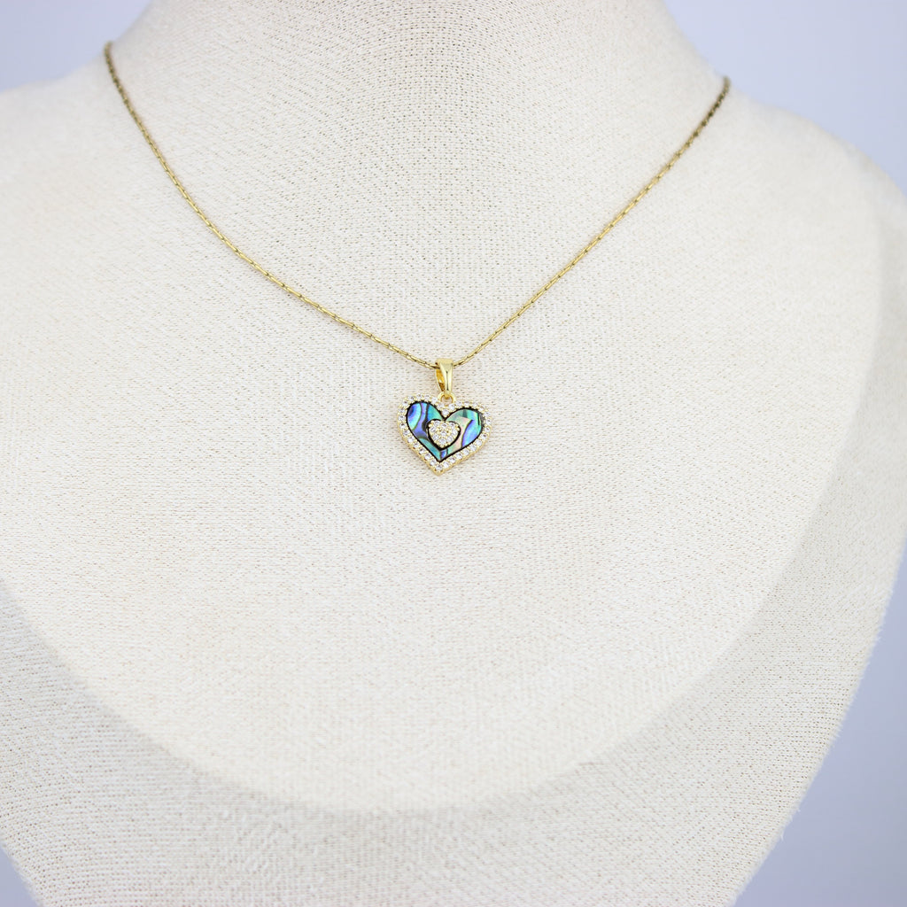Ocean Heart Glow Necklace