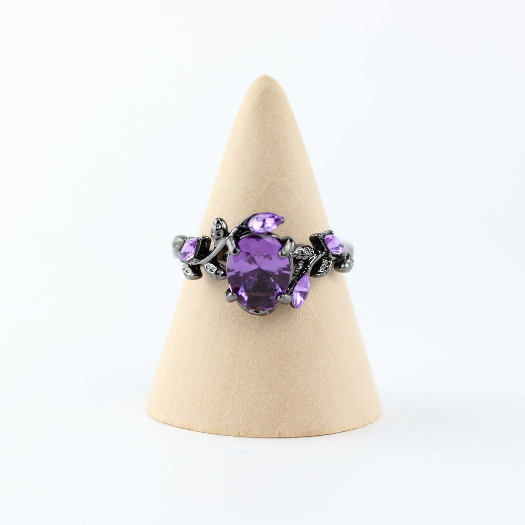 Royal Amethyst Bloom Ring