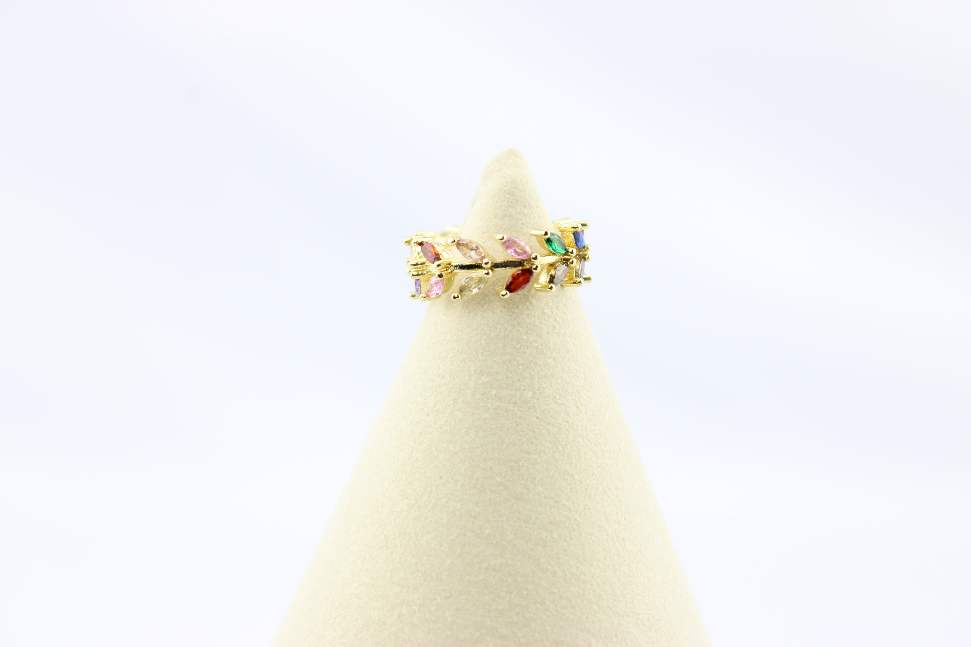 Rainbow Laurel Ring