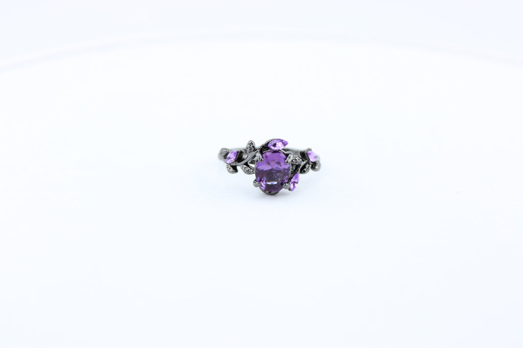 Royal Amethyst Bloom Ring