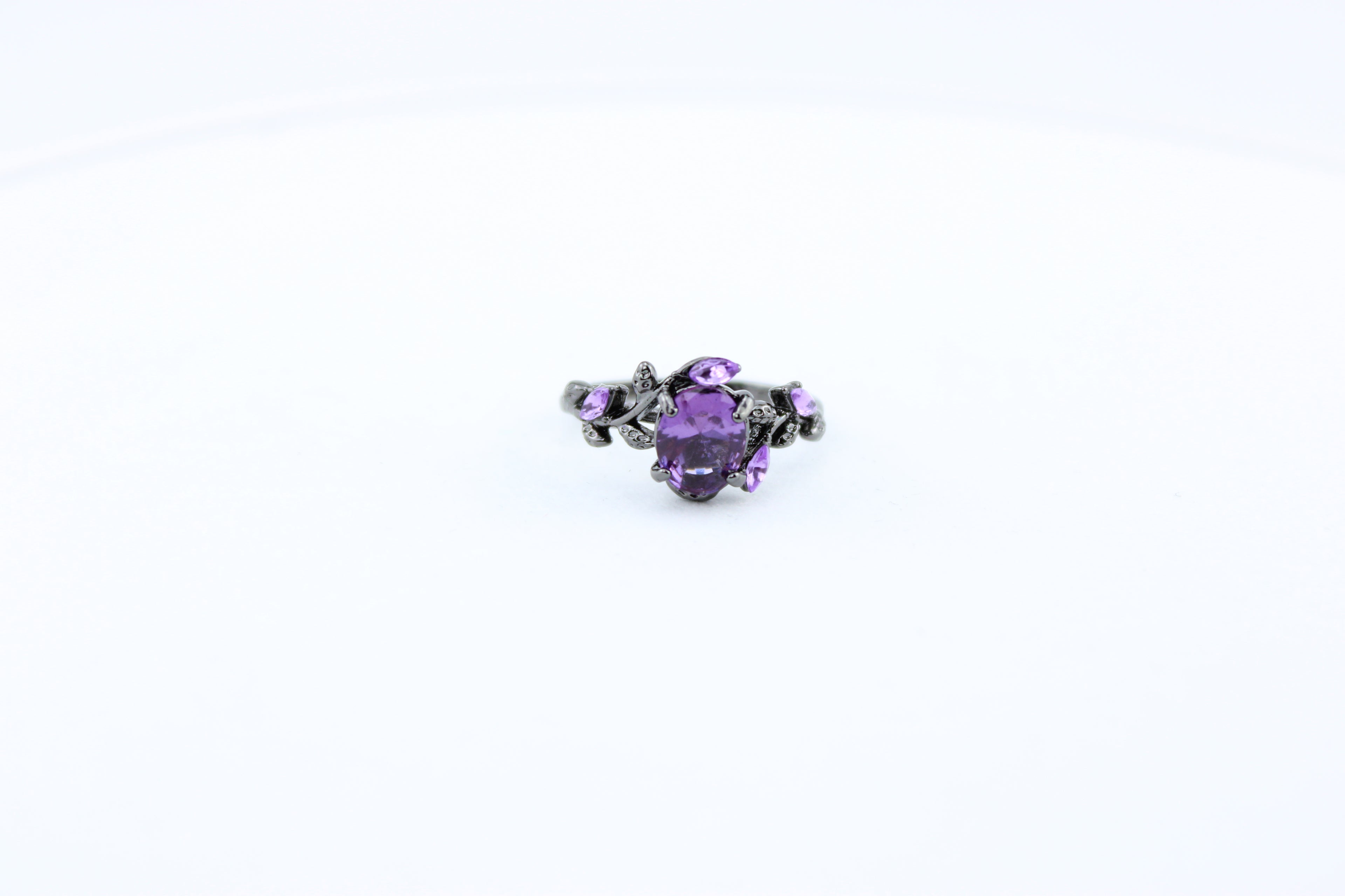 Royal Amethyst Bloom Ring