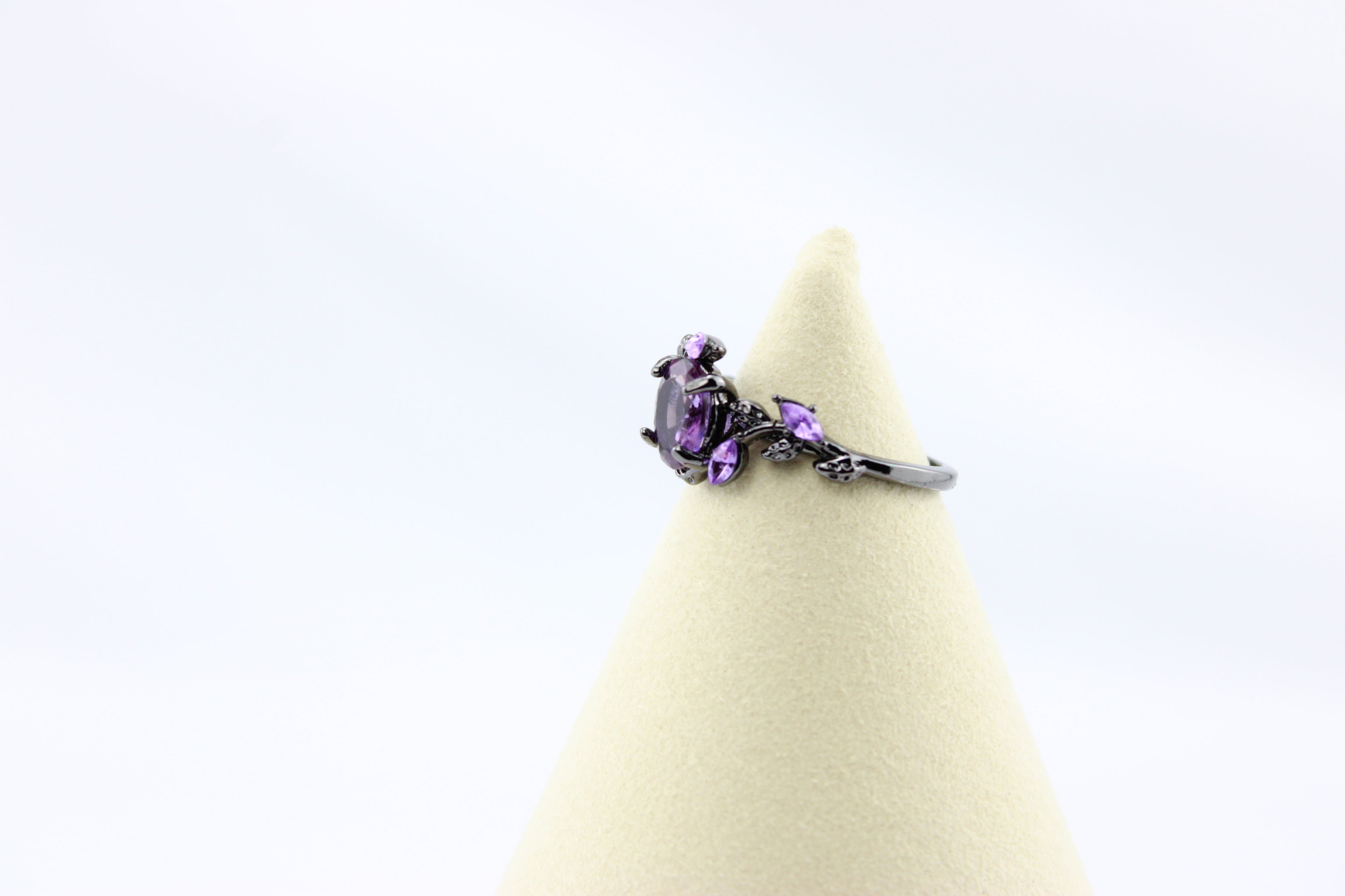 Royal Amethyst Bloom Ring