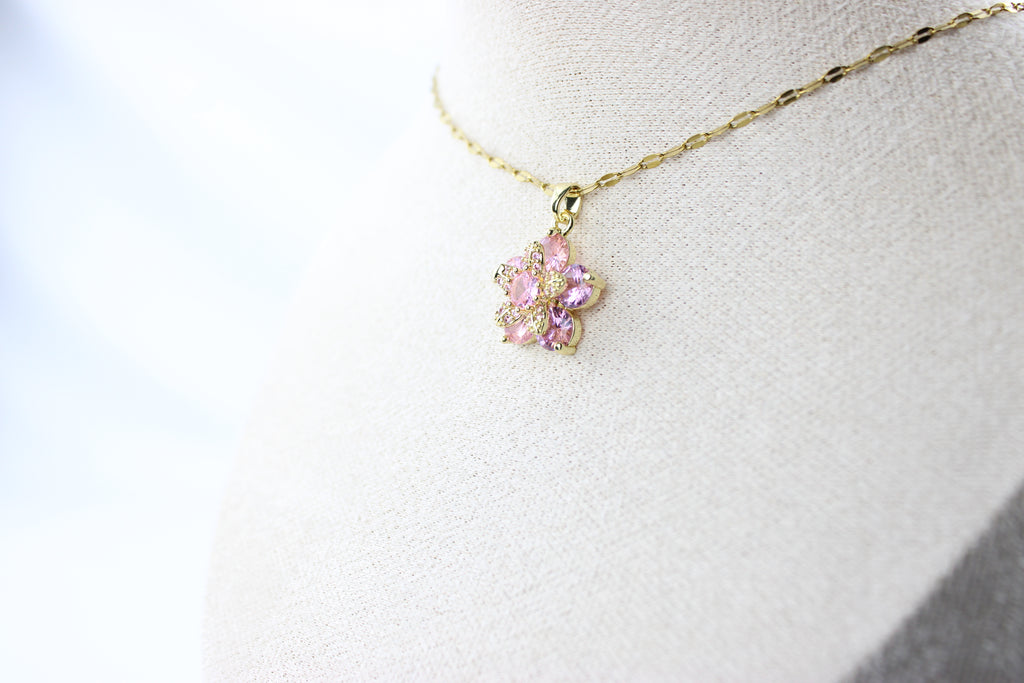 Pink Blossom Necklace