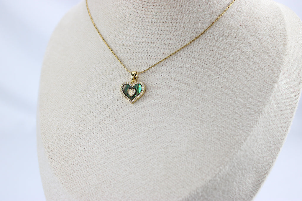 Ocean Heart Glow Necklace