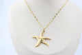 Golden Tide Starfish Necklace